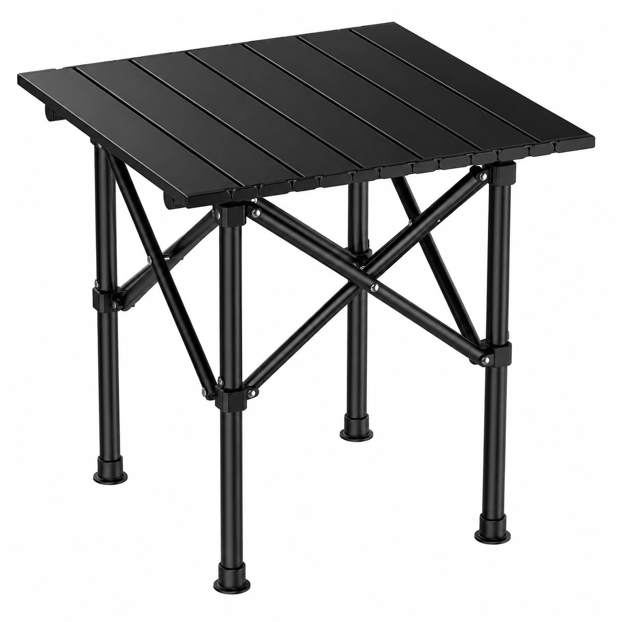 Kompakter Klapptisch 40x40 cm für Outdoor-Aktivitäten, Tragbar und Stabil aus Carbonstahl, Perfekt für Camping, Grillen und Picknick