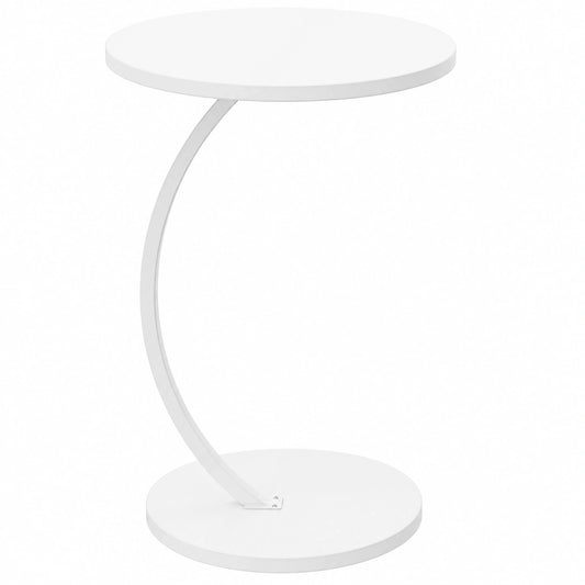 Vicco Alvio Beistelltisch, Weiß, 40x60 cm, vielseitig für Wohnzimmer und Schlafzimmer