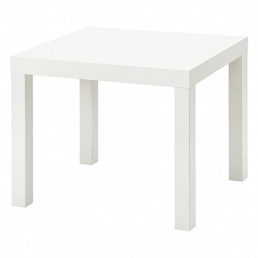 IKEA Lack Beistelltisch, Weiß, 45x55x55cm, Holzoptik