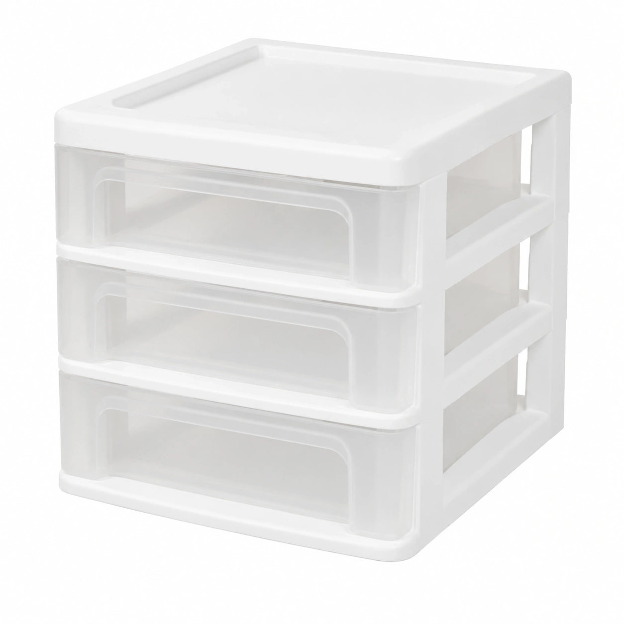 Iris Ohyama Aufbewahrungsturm, 3 Schubladen, B6 Format, Weiß, Büro-Organizer, BPA-frei