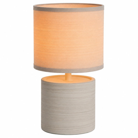 LUCIDE GREASBY - Nachttischlampe mit E14 Fassung, Ø 14 cm, Beige